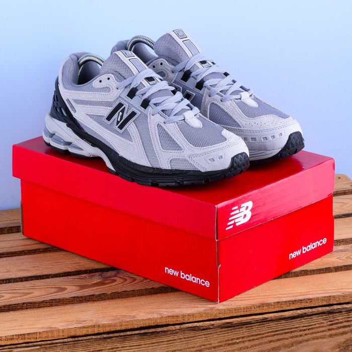 (2286) Кросівки New Balance 1906R сірі з чорним (41-46) нб NB