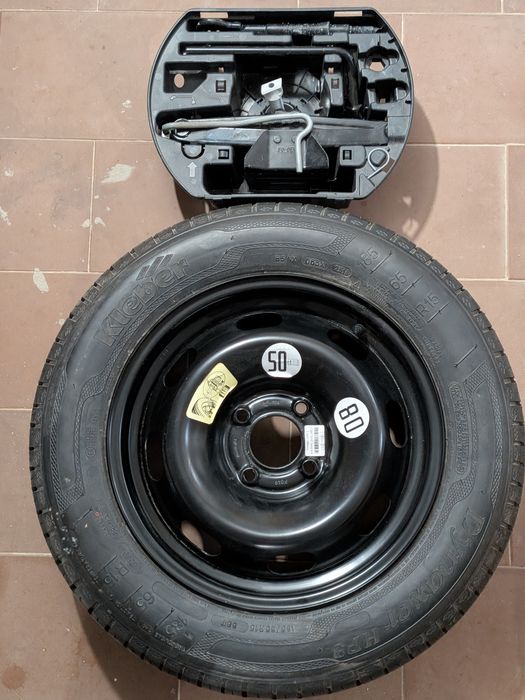 Roda de Socorro 185/65 R15 + Kit Macaco Citroën C3 (2018) / PSA / Peugeot
