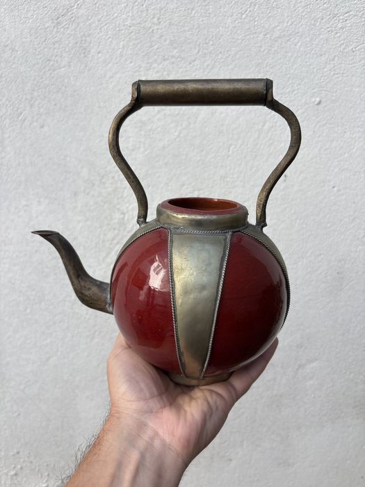 Bule estilo marroquino c bronze estanho