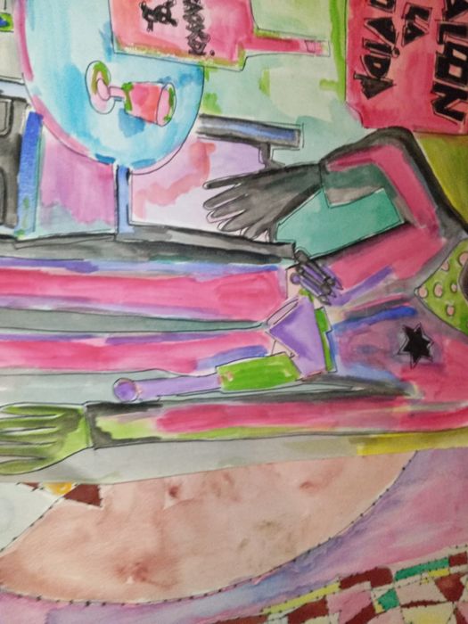Vários desenhos do Fernando Jorge