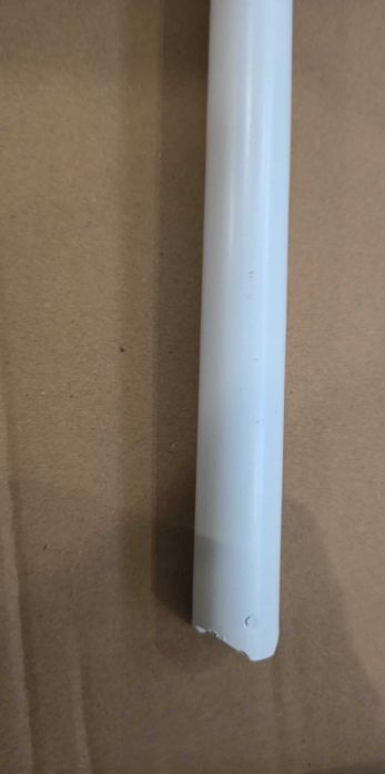 Stolik kawowy owalny z koszem z tkaniny 45x100x55 cm