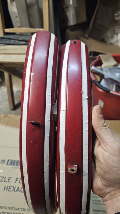 Stary zabytkowy błotnik zzr romet przedni tylny