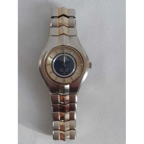 Часы наручные Omega Constellation синие