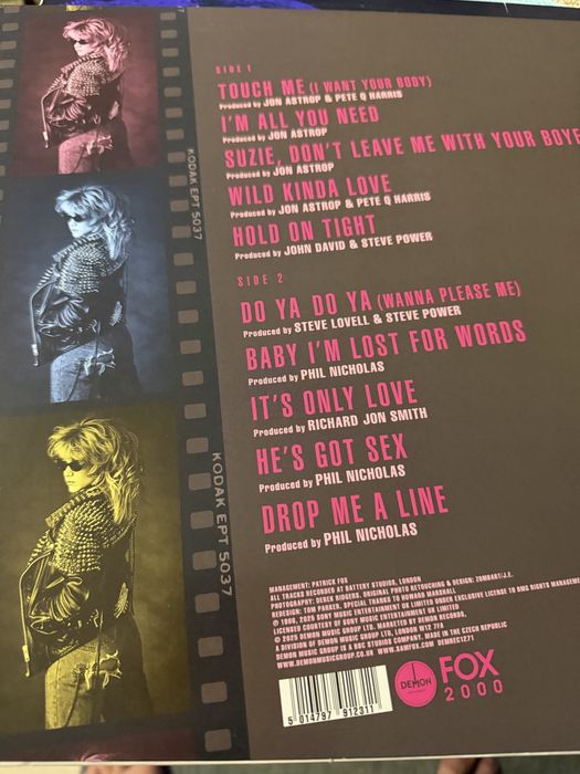 Samantha Fox - TouchbMe - Kolorowy LP