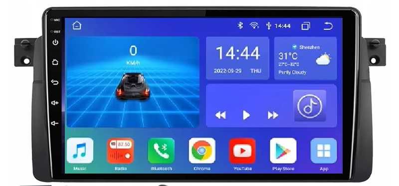 Android Auto Apple CarPlay Radio FM RDS DAB+ Tablet Android GPS Nawigacja MP3 Bluetooth USB Rover 75 BMW 3 E46