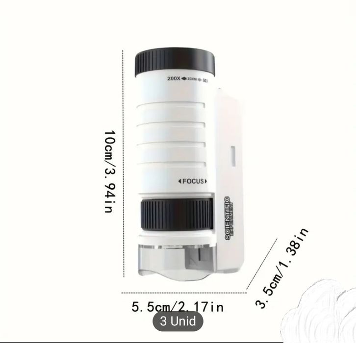 Microscópio portátil