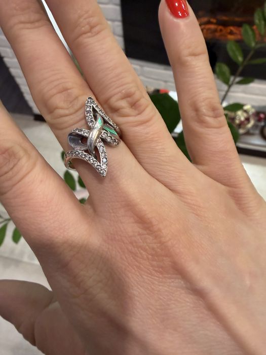 Кольцо серебряное