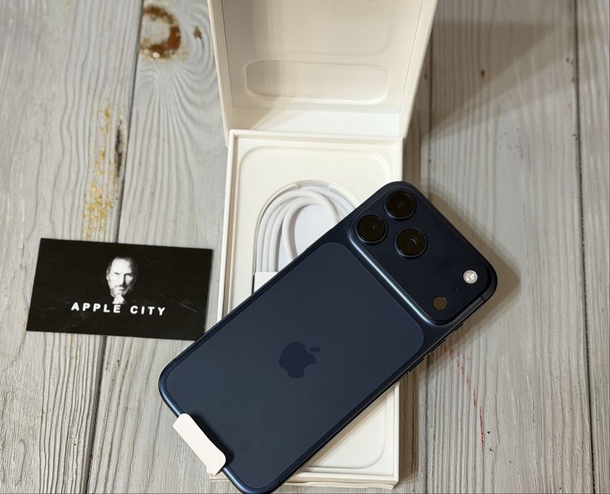 Новий IPhone 17 Pro 256 Blue фіз-сім+E-sim Гарантія 1 Рік  Магазин+обмін