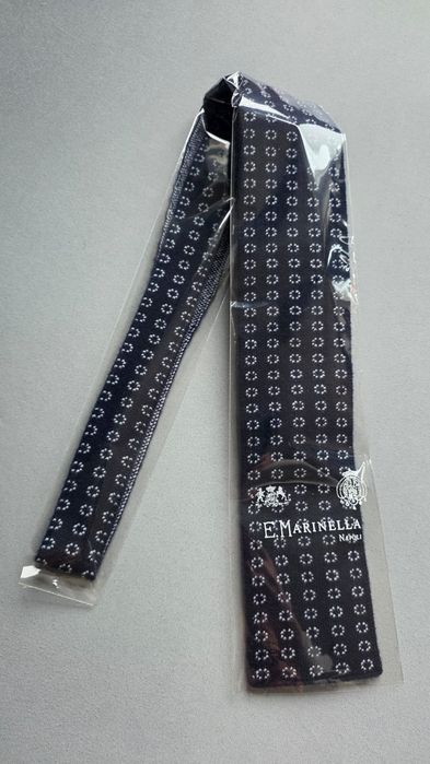 Krawat knit kaszmirowy E. MARINELLA