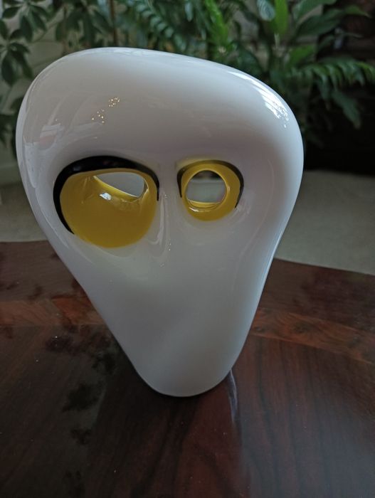 Sowa figurka porcelanowa AS Ćmielów