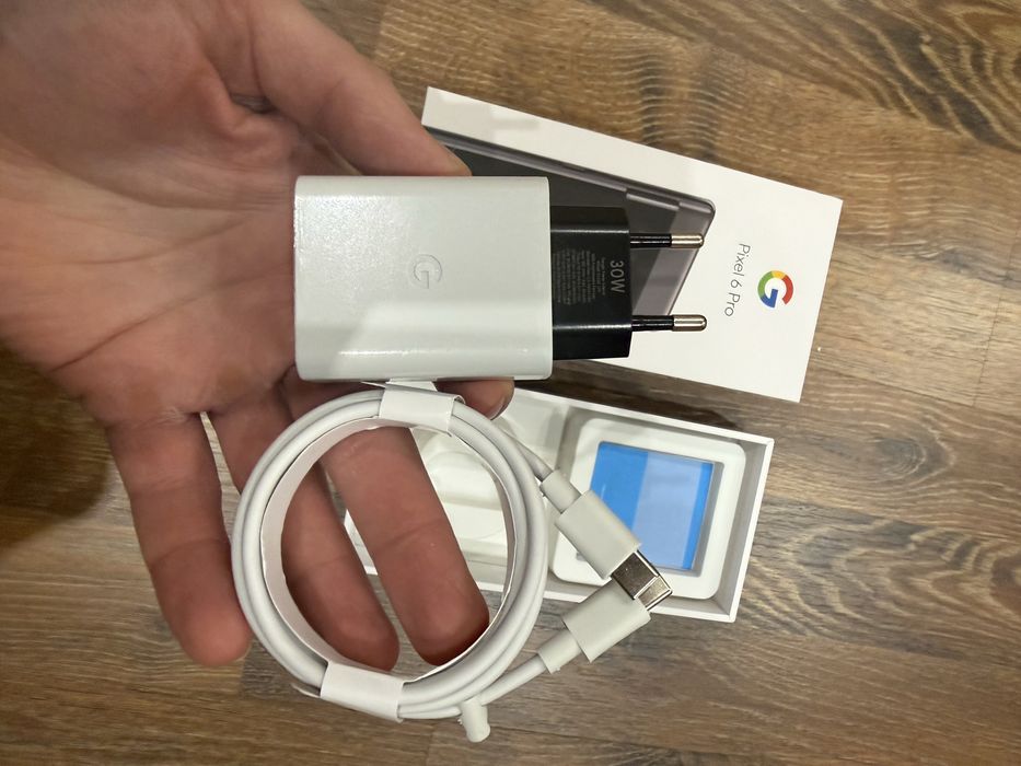 Новый зарядный блок Google Pixel 30W USB-C быстрая зарядка