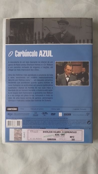 DVD O Carbúnculo Azul