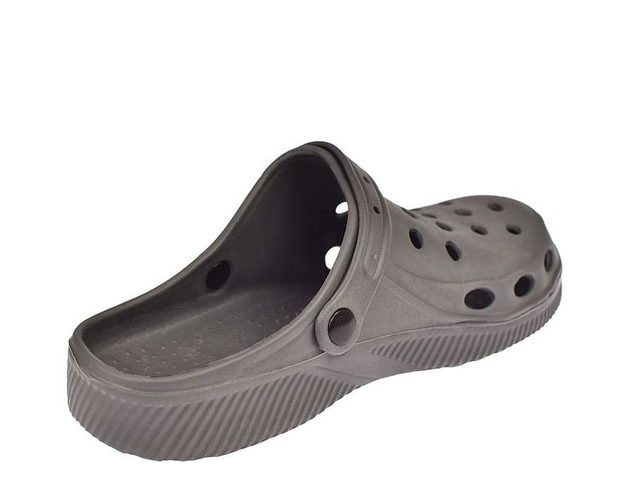 Duże klapki kroksy chodaki męskie z paskiem 8105 GR roz. 48