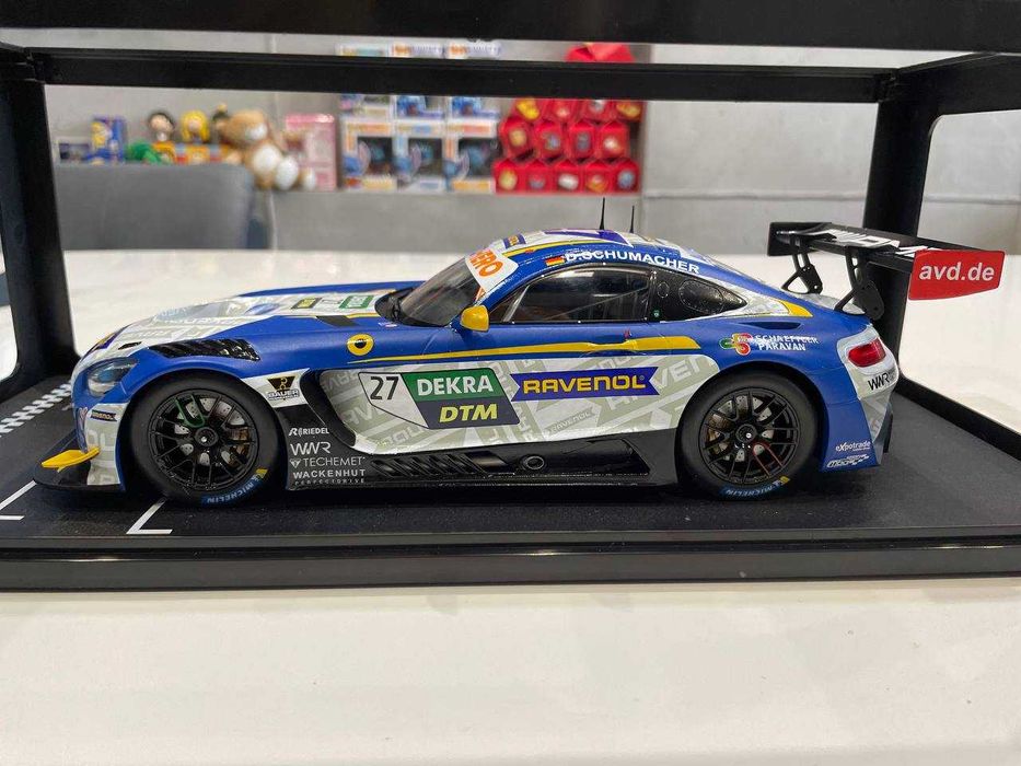 Mercedes Benz 1/18 43 W201 W108 AMG GT GT3 EVO DTM Ixo Werk83 Triple9
