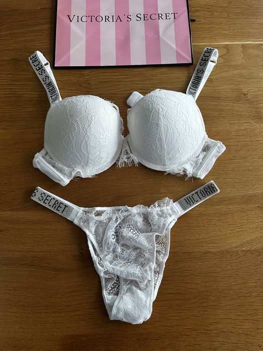 NOWY komplet bielizny Victoria’s Secret B85 stanik + majtki
