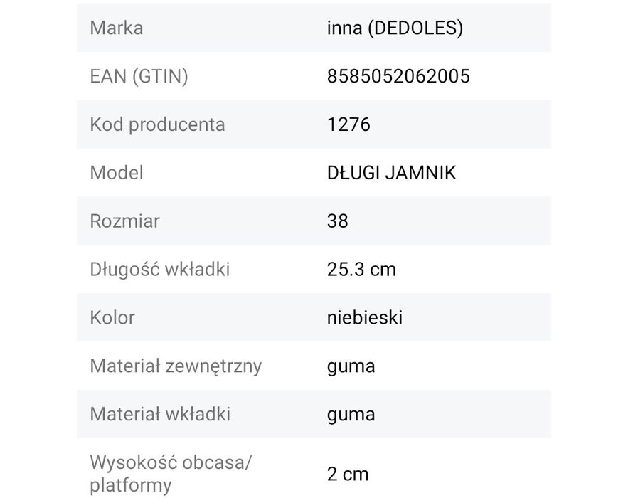 Klapki Dedoles - Jamnik
