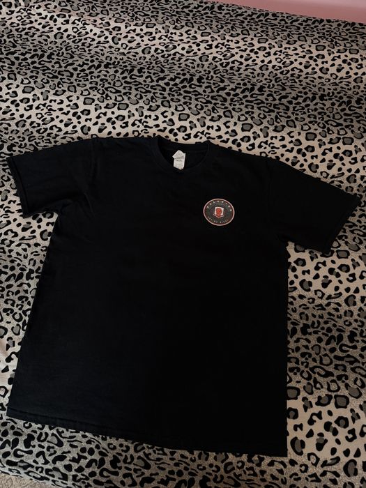 Bluzka T-shirt męski Gildan r. L czarny bawełniany