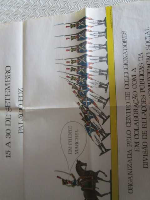 Raro Cartaz Exposição brinquedos Soldados Chumbo   (Cutileiro ?)