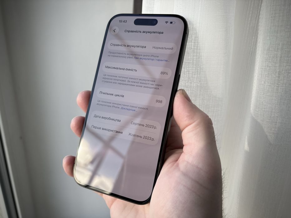 iPhone 15 Pro 128gb Black