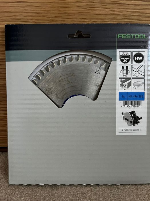Festool диск 205554 160х1.8х20 TF52, 496306 TF52