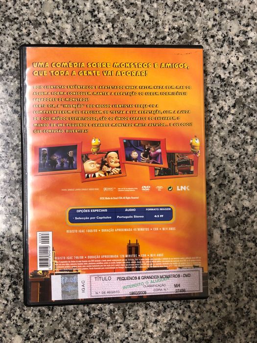 DVD “Pequenos e Grandes Monstros”