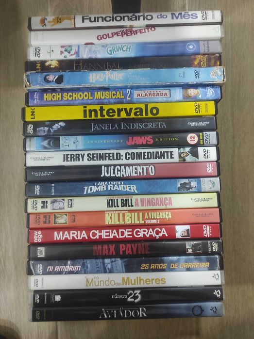 Pack de Filmes DVD / Séries /Animação - Venda Avulso - 50% de Desconto