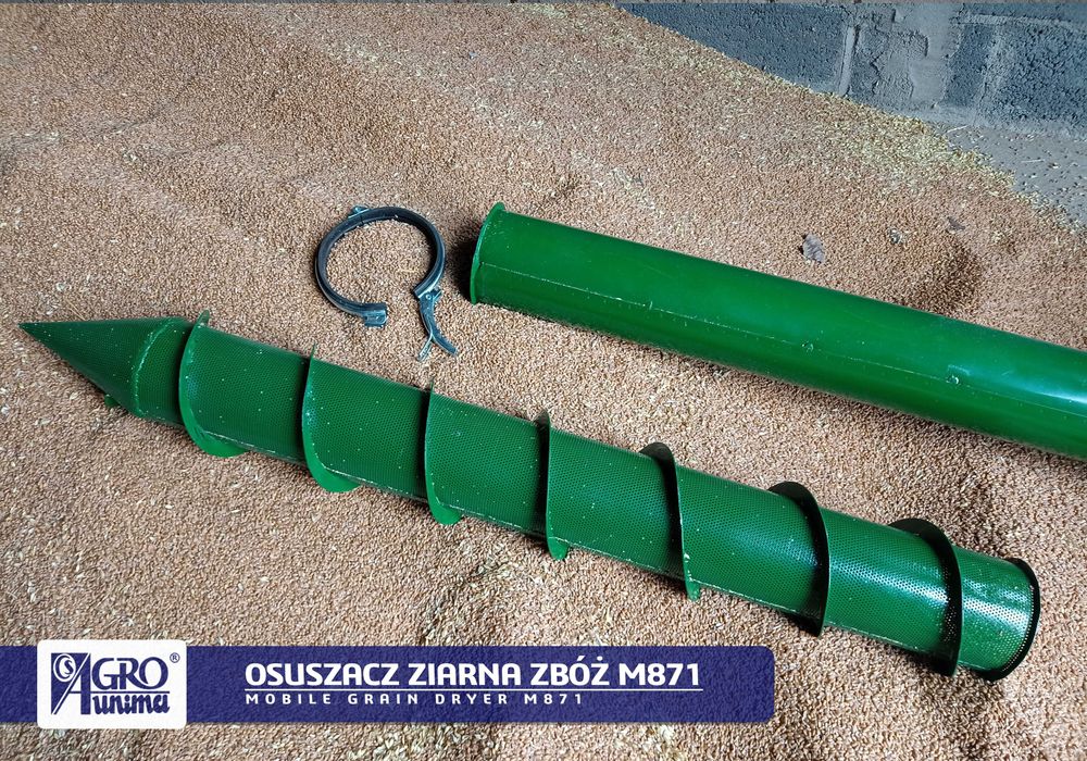 Przenośny punktowy OSUSZACZ ZIARNA ZBÓŻ M871 Agrounima 400V 1,5kW ...