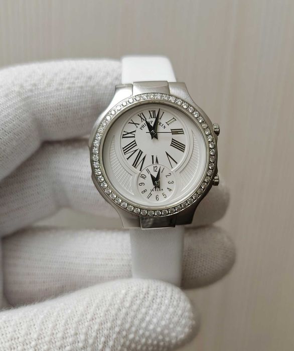 Жіночий годинник Philip Stein Teslar Diamonds Dual time з діамантами