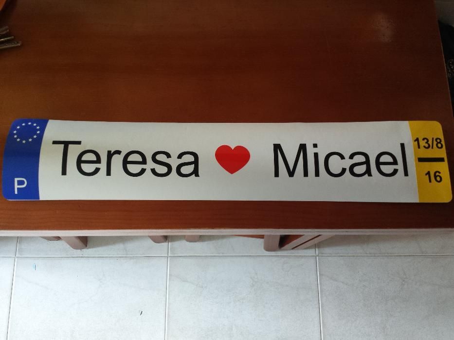 Autocolantes carro/mota para casamentos, baptizado, festas