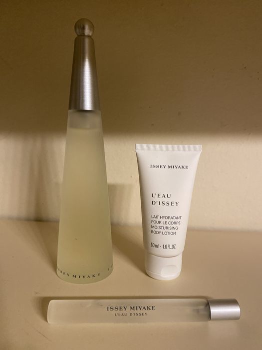 L’eau d’Issey pack perfume, body lotion e perfume de viagem