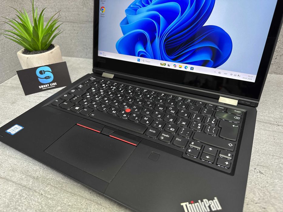 13.3/Сенсорний ноутбук Lenovo L380 Yoga/i5-8250u/8gb ddr4/256gb ssd