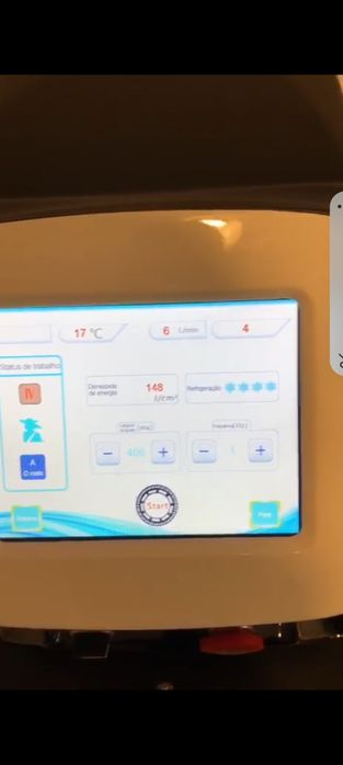 Maquina depilação a laser de Diodo tripla onda.