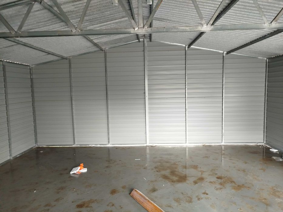 Blaszak, GARAŻ blaszany 6x5, Wiata na auto -  PROMOCJA