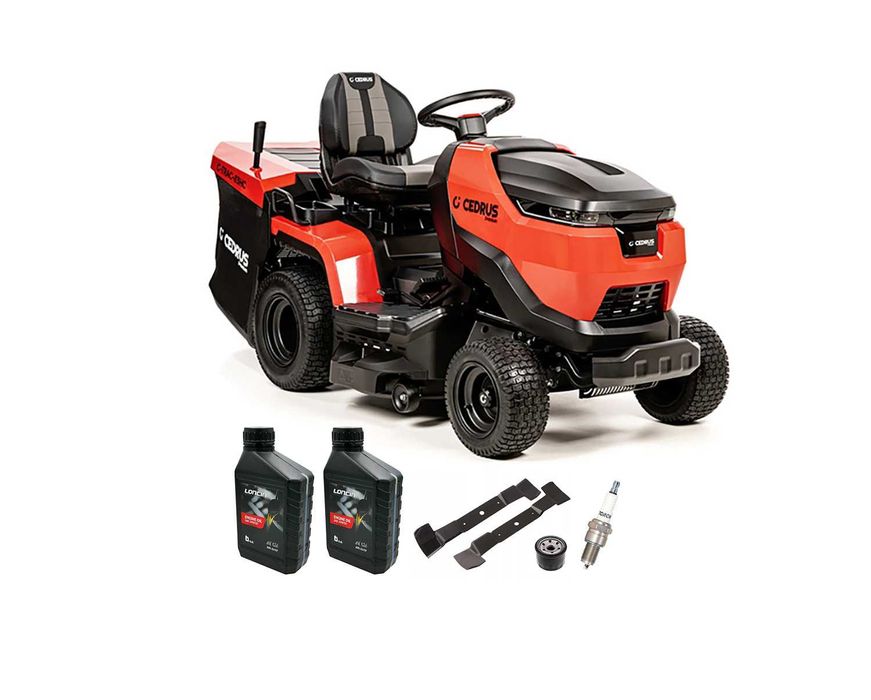 TRAKTOREK ogrodowy Cedrus C-Trac 83HC-1 2w1 280L| transport | LED| hak