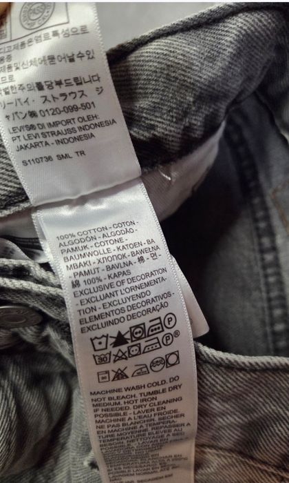 Levi's 501 Original Fit washed gray 31×36