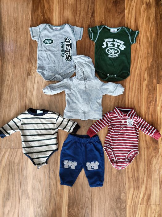 Zestaw paka ubrań dla chłopca 56 62