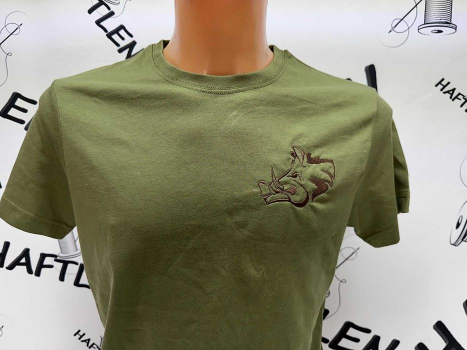 T-Shirt z haftem Dzik r. M