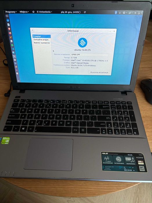 Laptop ASUS R510L X550LD