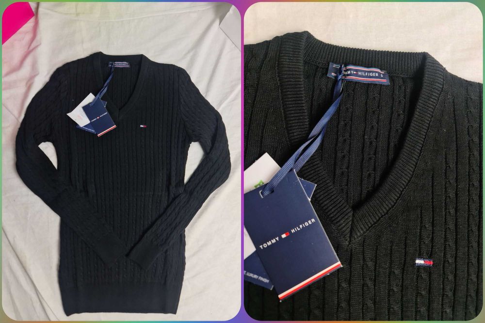 Sweter damski Ralph Lauren w serek Th premium