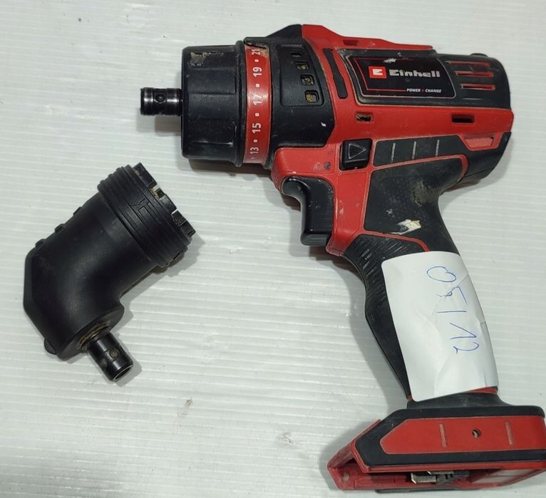 Wkrętarka Einhell TE-CD 18/45 3X-Li 45nm 18V głowica uchwyt kątowy bit