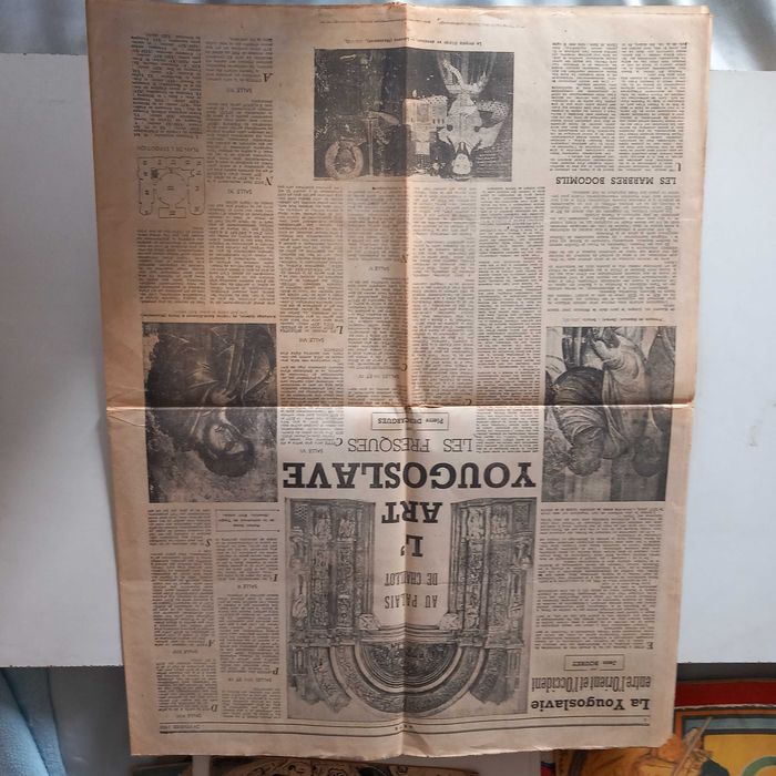 Jornal francês " Arts " de 1950