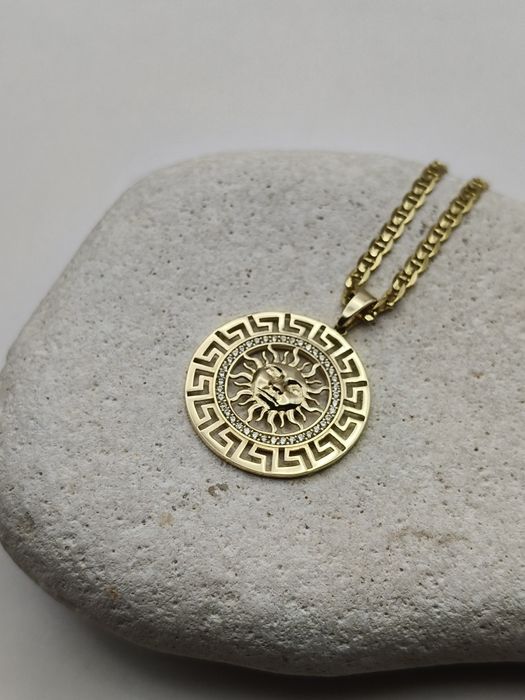 Złota Zawieszka Wzór Grecki Pr.585 Nowa Zapraszamy