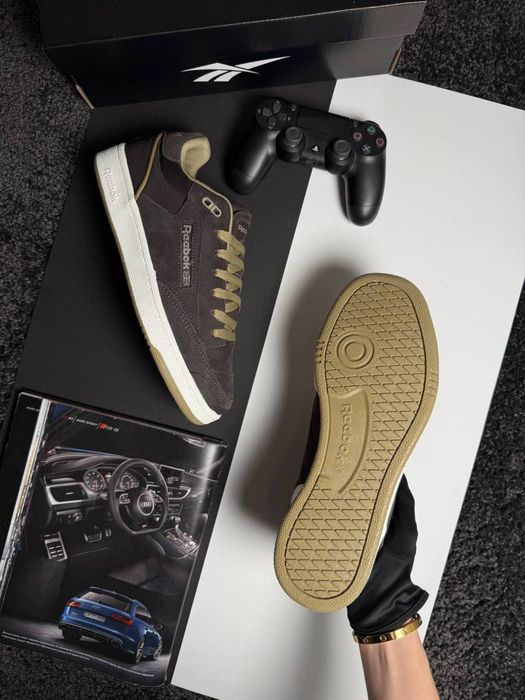 Чоловічі кросівки рібок Reebok Club C Brown White [41-46]