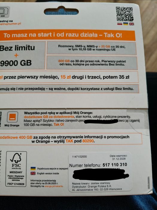 Złoty numer telefonu
