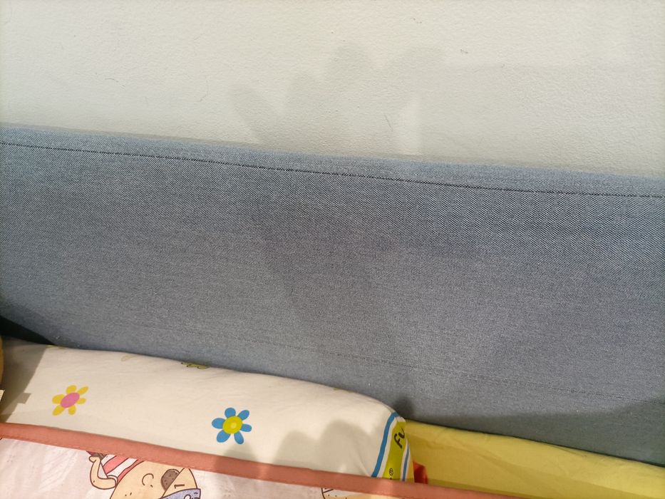 Cama de solteiro 90x200 com colchão e estrado