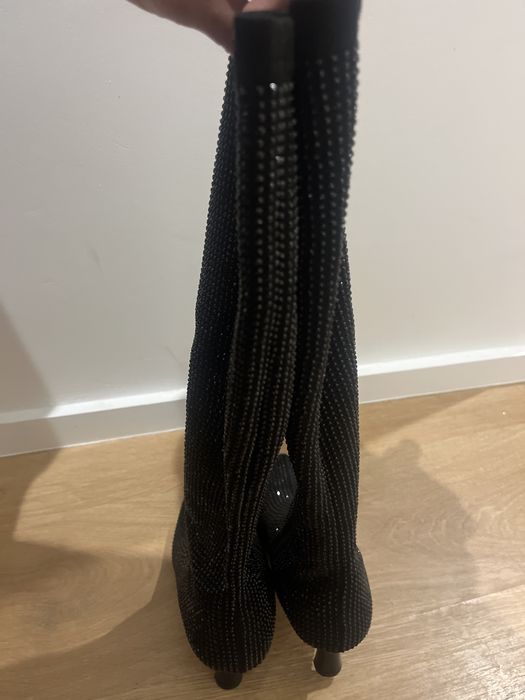 Botas cano alto elastico