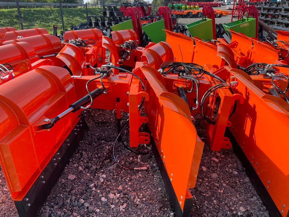 NOWY Duży pług do śniegu do tura tuza strzałka Metal Technik Dostawa