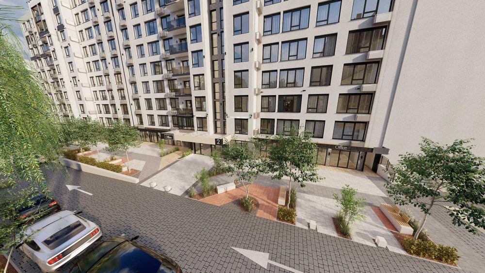 ДВОКІМНАТНА КВАРТИРА 68м2 в ексклюзивному комплексі вул. Руська 211б