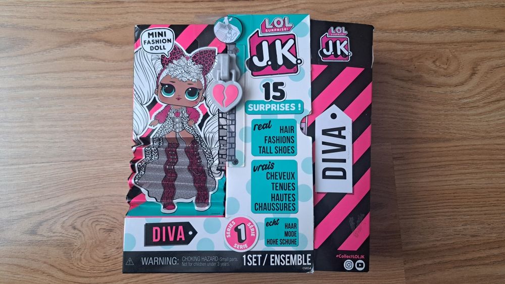 Lalka Lol Omg Fashion doll J. K.z pudełkiem i akcesoriami