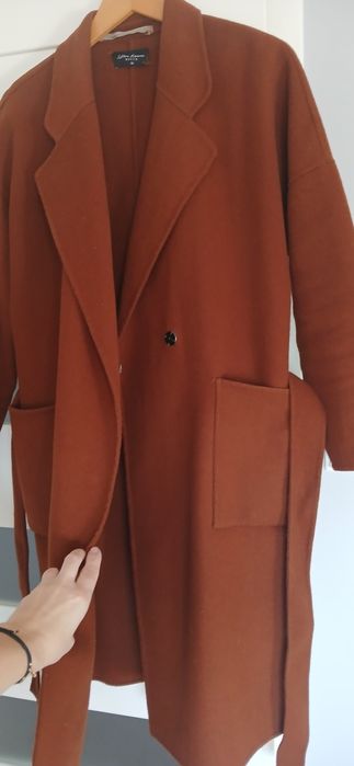 Płaszcz Mohito 36 wełna camel